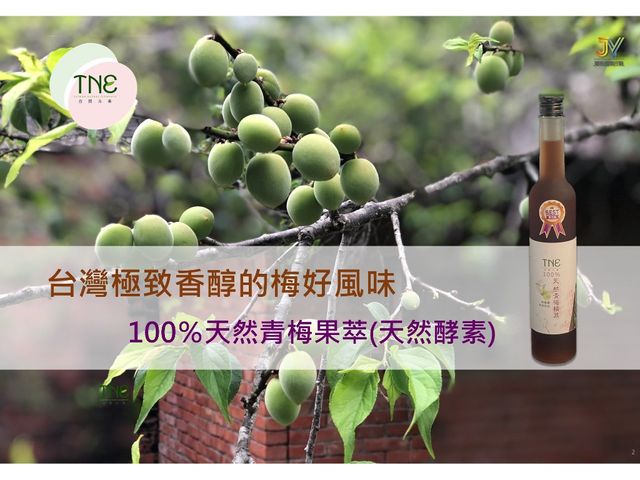 【TNE自然元素 100%青梅果萃酵素 1瓶】日式淬鍊工藝，天然健康美味