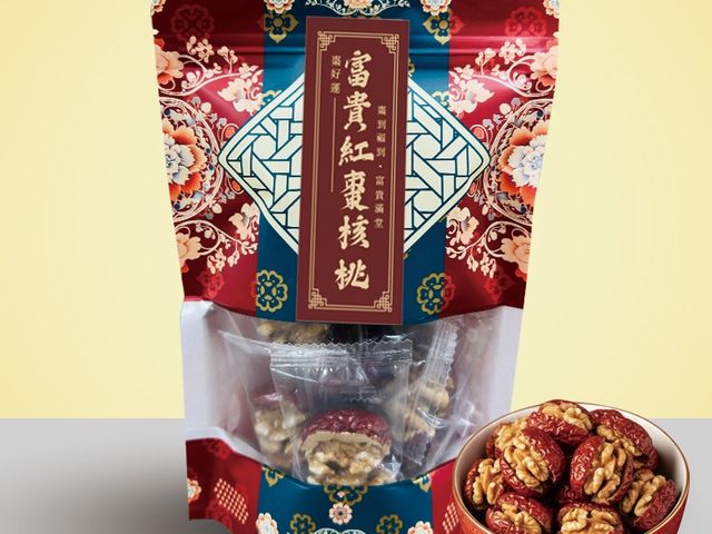 【棗好運 富貴紅棗核桃】棗到福到，一口接一口的香甜好運