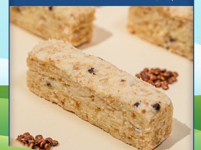 【CHILL 愛吃  酥香紅藜麥棒（奶素、一組2包）】能量小金條，一口酥香，越吃越涮嘴停不下來