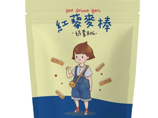 【CHILL 愛吃  酥香紅藜麥棒（奶素、一組2包）】能量小金條，一口酥香，越吃越涮嘴停不下來