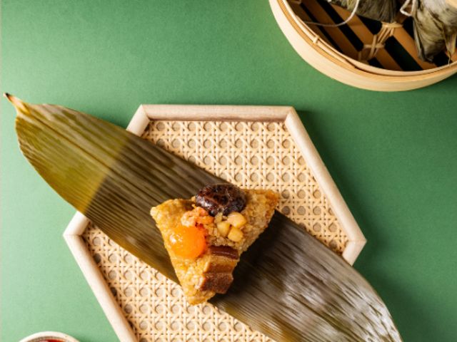 【端午送禮首選！香草豬珍珠粽 送禮體面五入組】附品牌保冷袋，體面又有心意