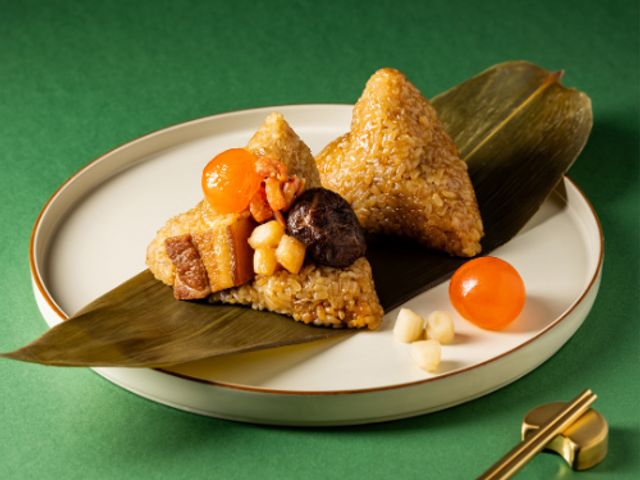 【端午送禮首選！香草豬珍珠粽 送禮體面五入組】附品牌保冷袋，體面又有心意