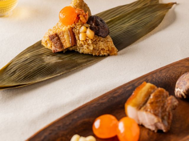 【端午首選！香草豬珍珠粽 環保自用三入組】純天然配方調味 健康更安心