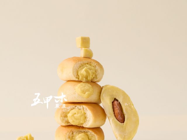 【買3送1！五甲木 冰心榴槤餐包8入/包 共4包】爆餡榴槤餐包 冰熱都好吃