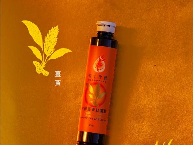 【橙十 野生小果沙棘薑黃紅薑飲】全台獨家研發  薑黃與沙棘完美組合