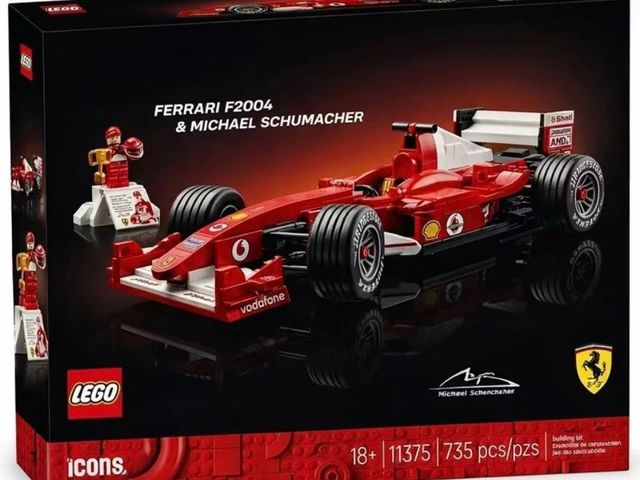 【樂高 LEGO 11375 賽車系列-法拉利 F2004和麥可·舒馬克】