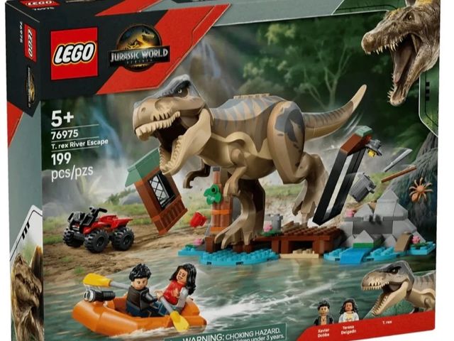 【樂高 LEGO 76975 侏羅紀世界系列-逃離暴龍河川大冒險】