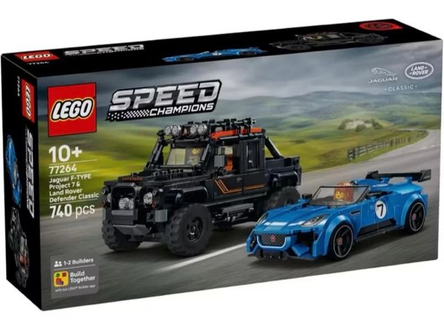 【樂高 LEGO 77264 極速賽車系列-捷豹 Project 7 和路虎 Defender】