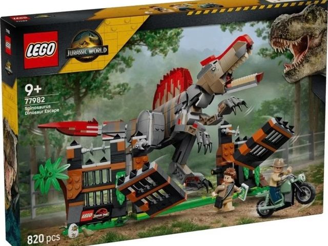【樂高 LEGO 77982 侏儸紀世界-棘龍大脫逃】
