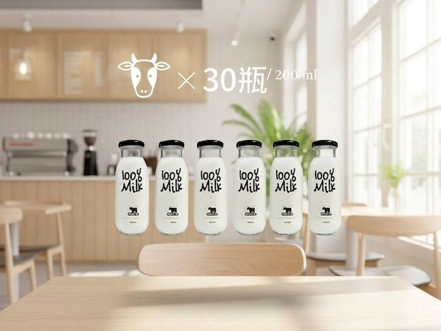 【200ml 明全玻璃瓶鮮乳 30瓶組】超高標準牧場管理的牛奶 第二代瞞著父親也要完成的使命鮮奶
