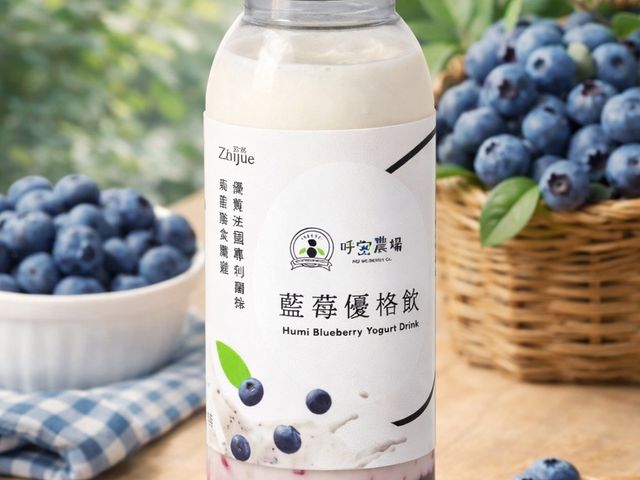 【職人發酵-藍莓優格飲】呼密 × 知覺 品牌聯名限定
