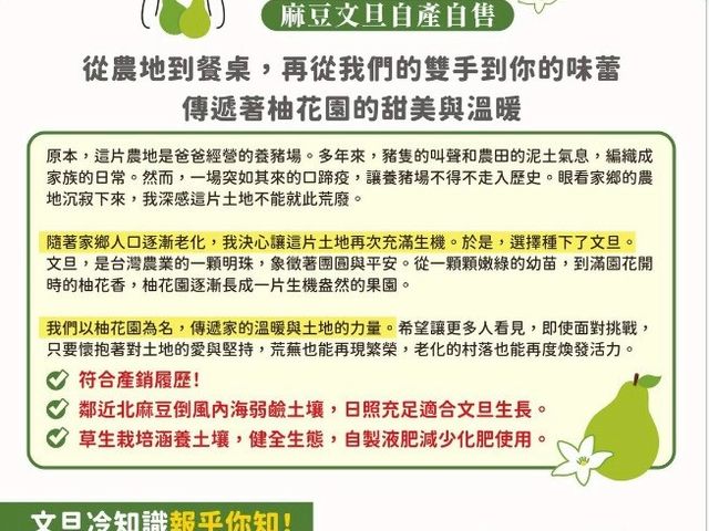 【預購中！台南麻豆文旦 柚見中秋5斤裝】 團圓送禮推薦！自製液肥 倒風內海弱鹼土孕育
