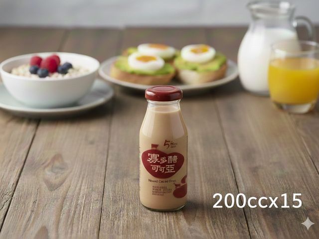 【200cc 寡多醣可可亞牛羊乳 15瓶組】200cc 恰到好處，一次喝完，新鮮不浪費！