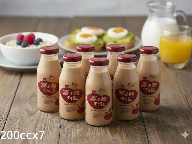 【200cc 寡多醣可可亞牛羊乳 7瓶組】200cc 恰到好處，一次喝完，新鮮不浪費！