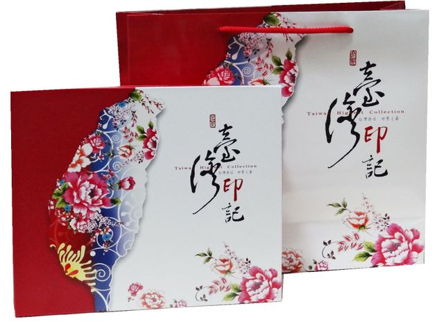【台灣印記客製禮盒-茶葉+蓋杯禮盒】客製茶葉禮盒
