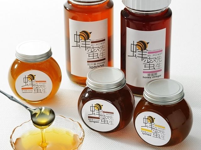【台灣純蜂蜜-龍眼蜜 700g】台灣純正生產 保留土地獨特風味及自然口感!