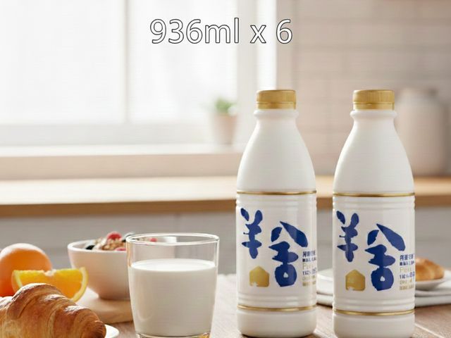 【936ml 鮮羊乳 6瓶優惠組】你對羊奶的刻板印象，將被「羊舍」徹底顛覆！