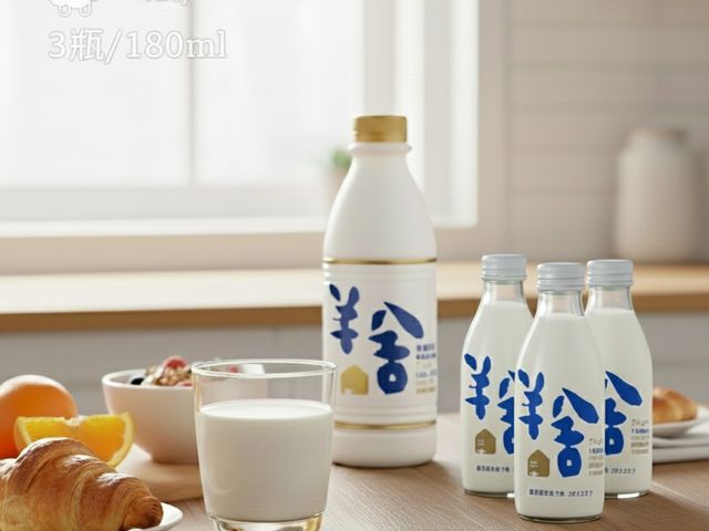 【鮮羊乳 1瓶+玻璃瓶鮮羊乳 3瓶組】你對羊奶的刻板印象，將被「羊舍」徹底顛覆！