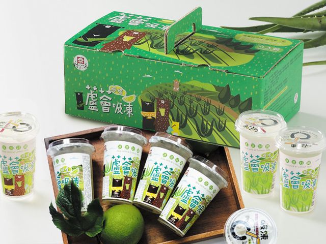 【村家味 - 檸檬蘆薈吸凍24杯組】台南純天然食用蘆薈！
